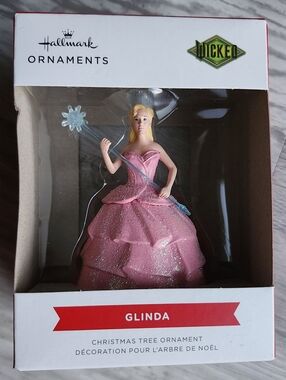 NEW Hallmark Wicked Movie Ornaments -Glinda & Elphaba Good Witch NIB